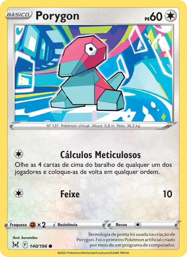 Porygon Origem Perdida 140/196