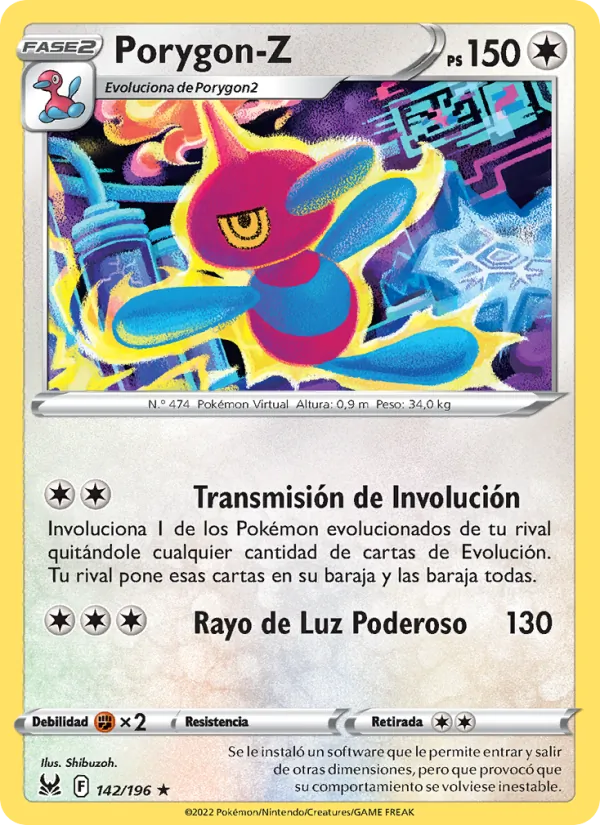 Porygon-Z Origen Perdido 142/196