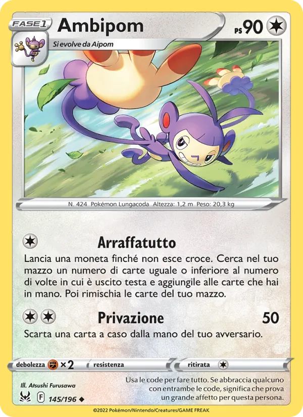 Ambipom Origine Perduta 145/196