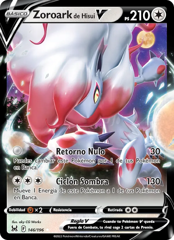 Zoroark de Hisui V Origen Perdido 146/196