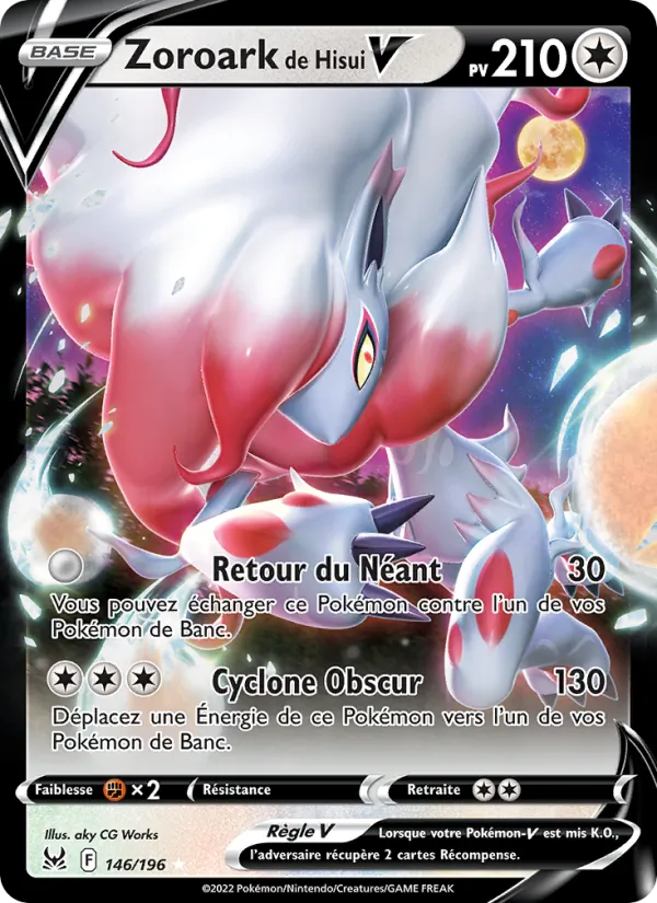 Zoroark de Hisui V Origine Perdue 146/196
