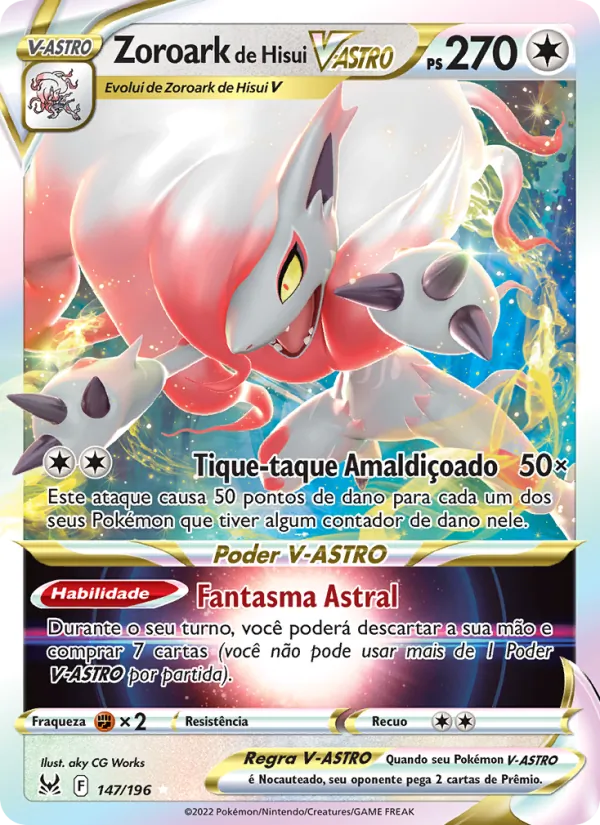 Zoroark de Hisui V-ASTRO Origem Perdida 147/196