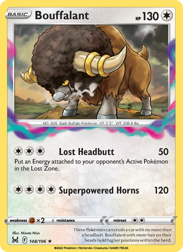 Bouffalant Lost Origin 148/196