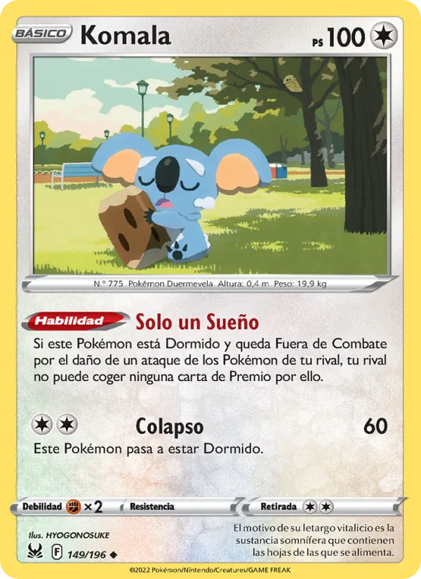 Komala Origen Perdido 149/196