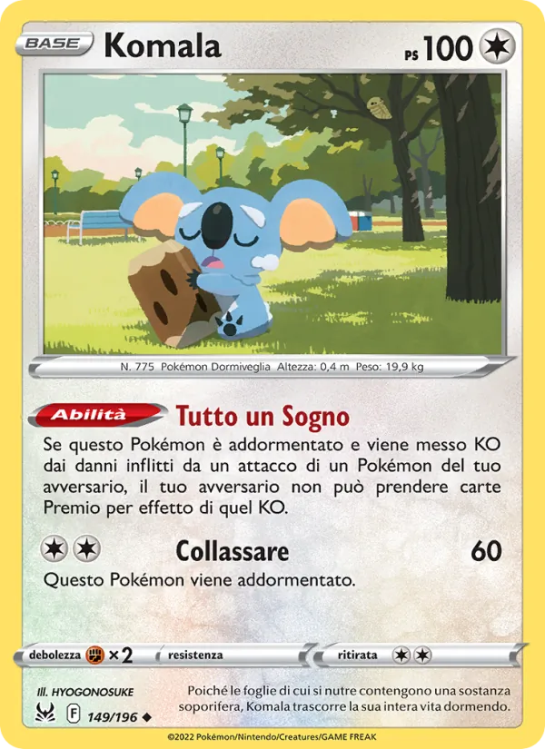 Komala Origine Perduta 149/196