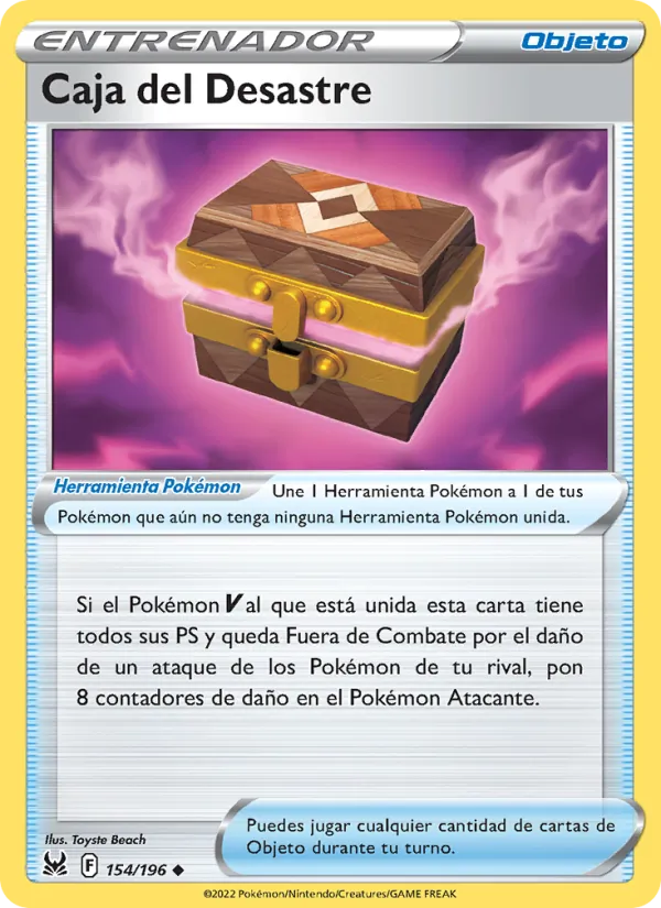 Caja del Desastre Origen Perdido 154/196