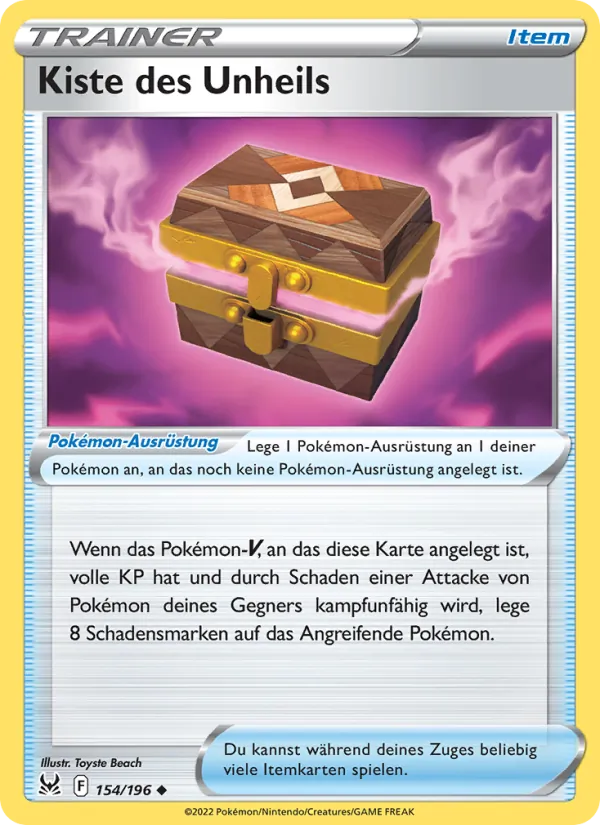 Kiste des Unheils Verlorener Ursprung 154/196