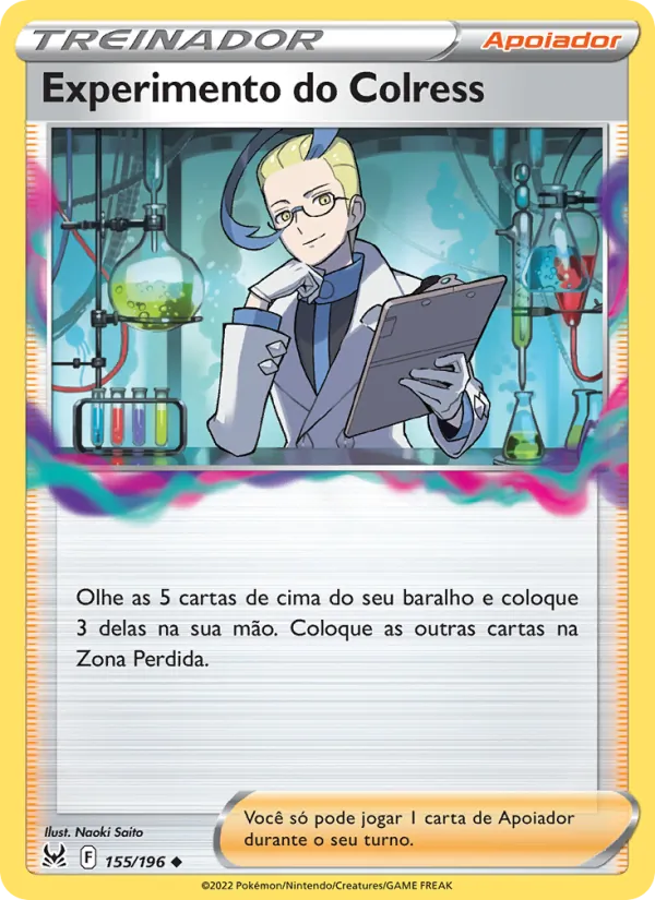 Experimento do Colress Origem Perdida 155/196