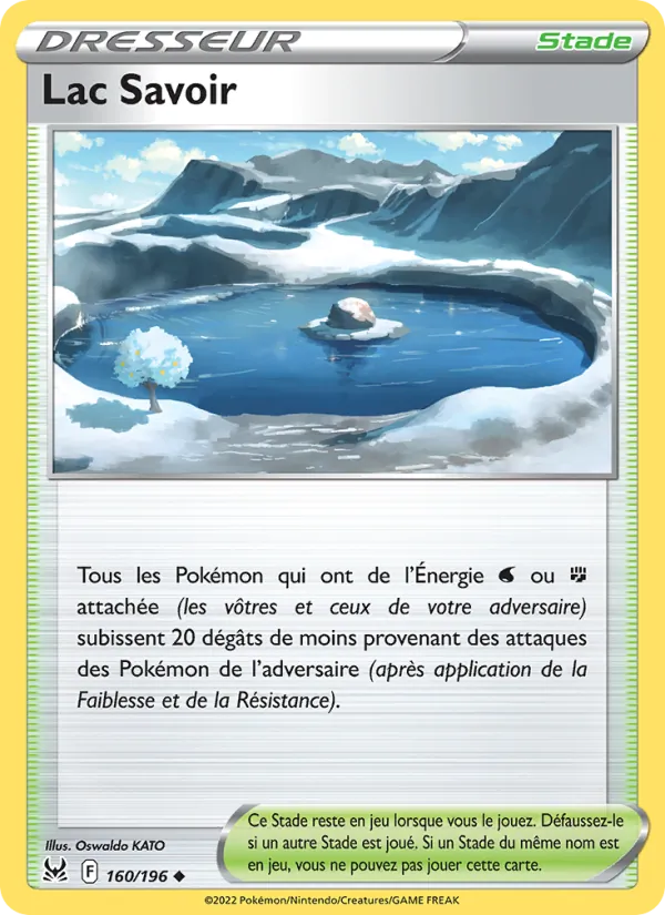 Lac Savoir Origine Perdue 160/196