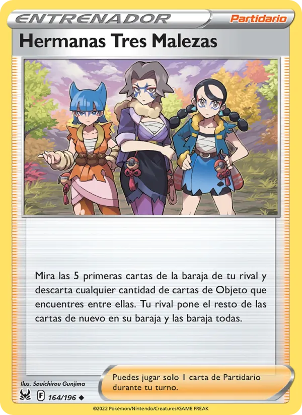 Hermanas Tres Malezas Origen Perdido 164/196
