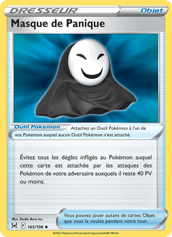 Masque de Panique Origine Perdue 165/196