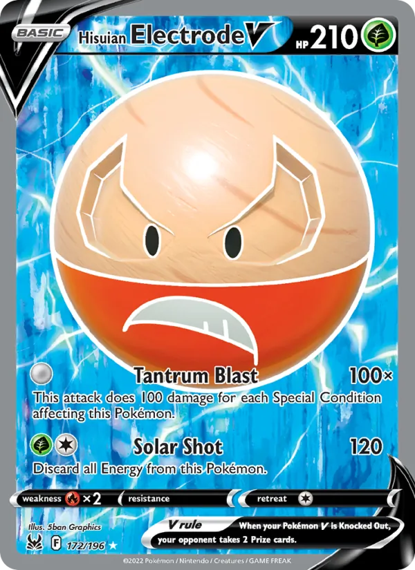 Electrode de Hisui V Origen Perdido 172/196
