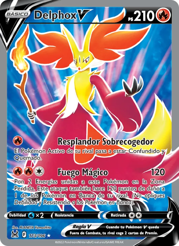 Delphox V Origen Perdido 173/196