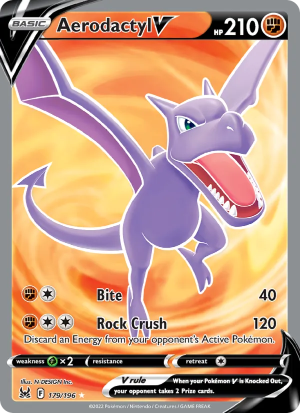 Aerodactyl V Lost Origin 179/196