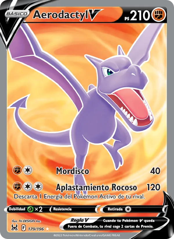 Aerodactyl V Origen Perdido 179/196