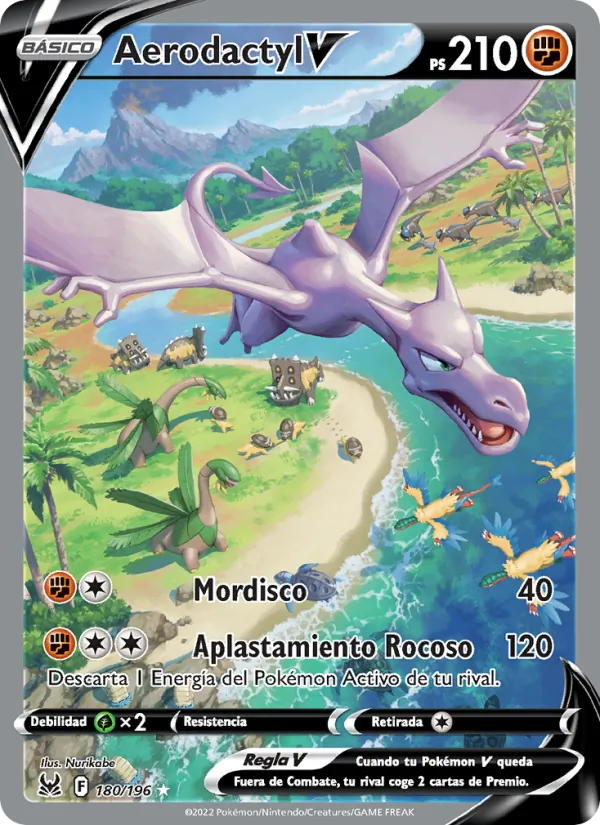 Aerodactyl V Origen Perdido 180/196