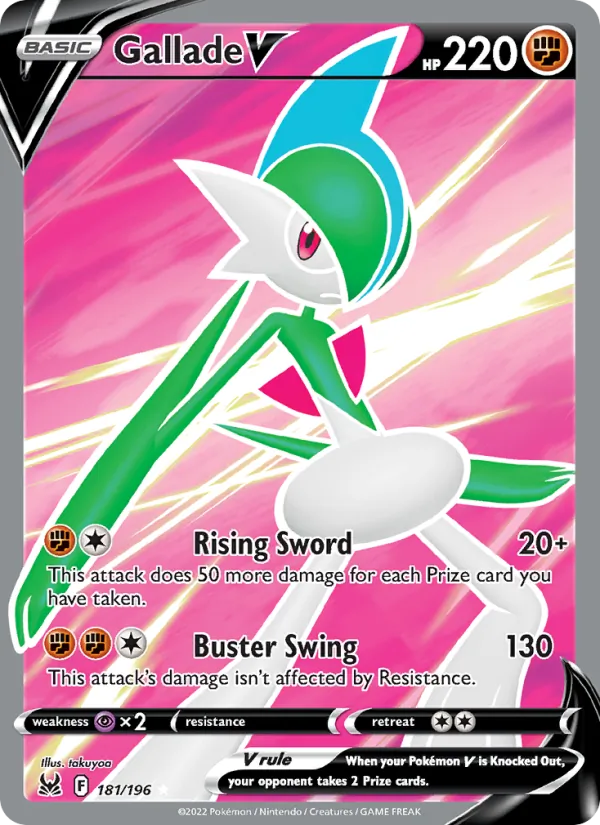 Gallade V Lost Origin 181/196