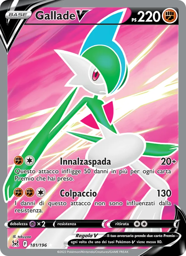 Gallade V Origine Perduta 181/196