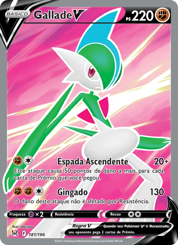 Gallade V Origem Perdida 181/196