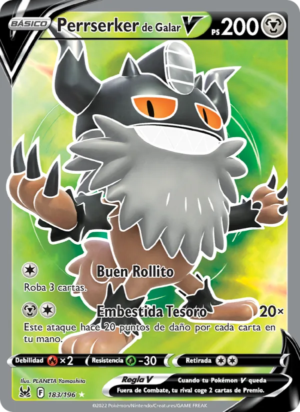 Perrserker de Galar V Origen Perdido 183/196