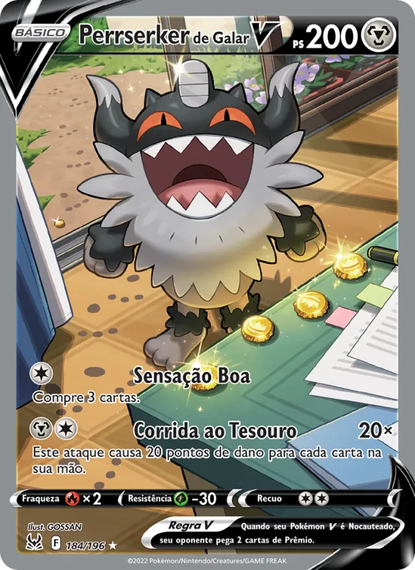 Perrserker de Galar V Origem Perdida 184/196
