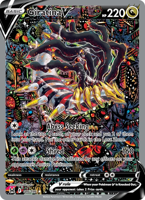 Giratina V Lost Origin 186/196