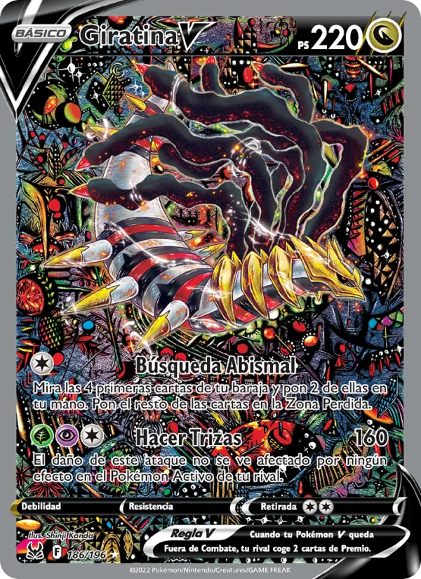 Giratina V Origen Perdido 186/196