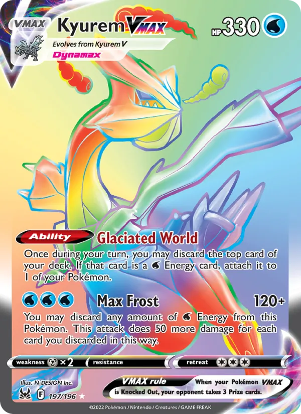 Kyurem VMAX Lost Origin 197/196
