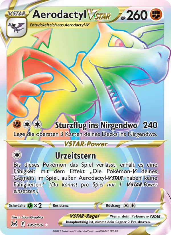 Aerodactyl VSTAR Verlorener Ursprung 199/196