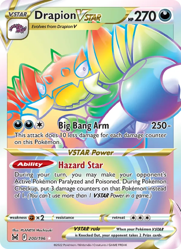 Drapion VSTAR Lost Origin 200/196