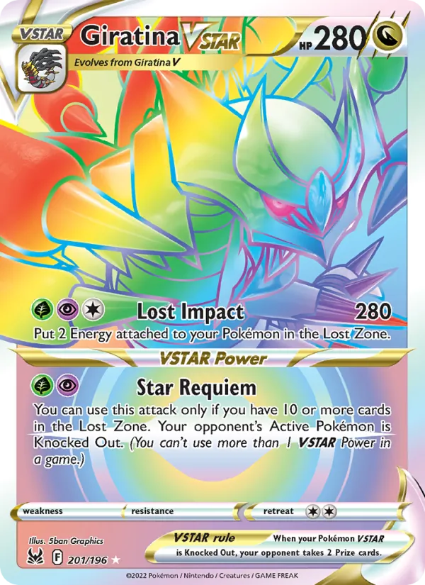 Giratina VSTAR Lost Origin 201/196