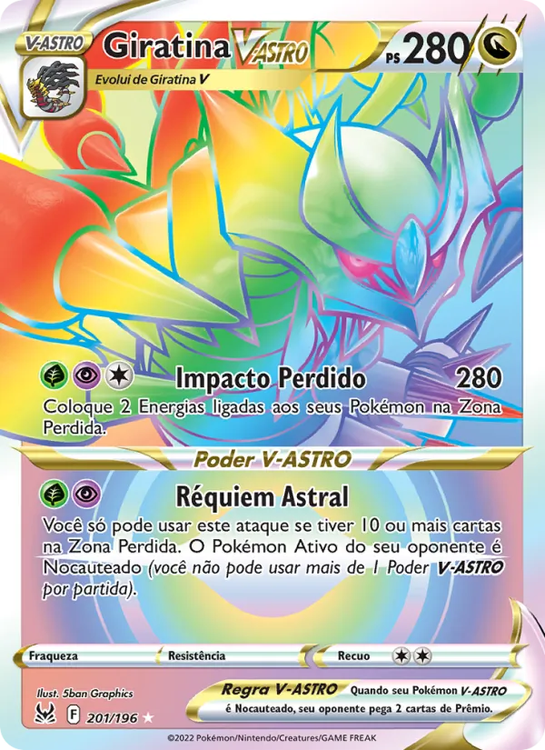 Giratina V-ASTRO Origem Perdida 201/196
