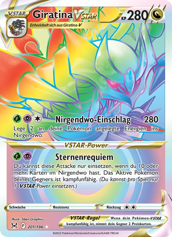 Giratina VSTAR Verlorener Ursprung 201/196