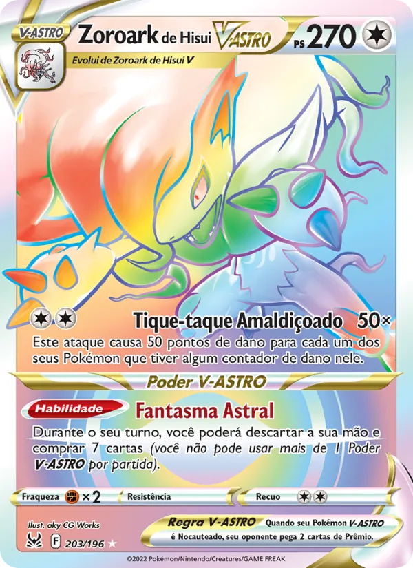 Zoroark de Hisui V-ASTRO Origem Perdida 203/196