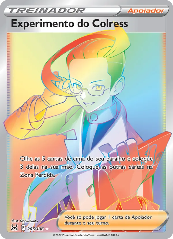 Experimento do Colress Origem Perdida 205/196