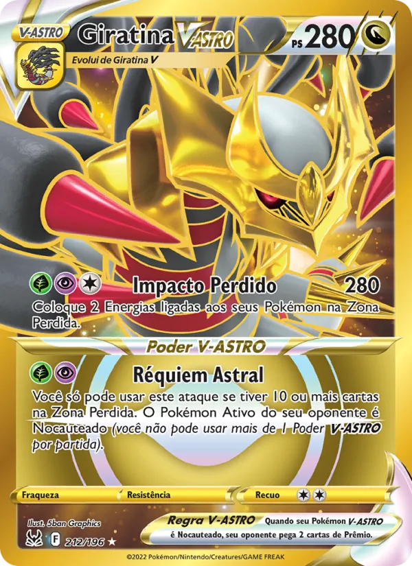 Giratina V-ASTRO Origem Perdida 212/196