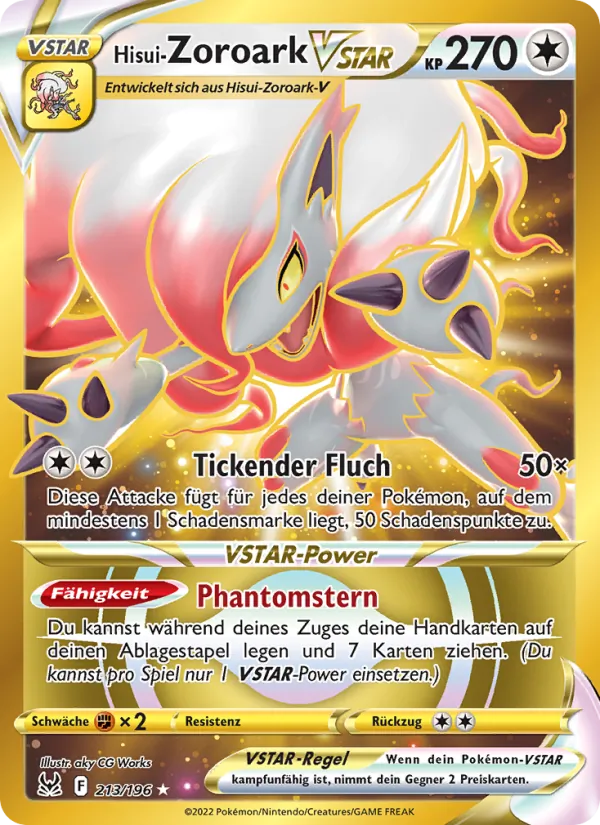 Hisui-Zoroark VSTAR Verlorener Ursprung 213/196