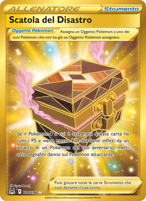 Scatola del Disastro Origine Perduta 214/196