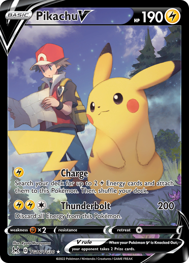 Pikachu V Lost Origin Trainer Gallery TG16/30