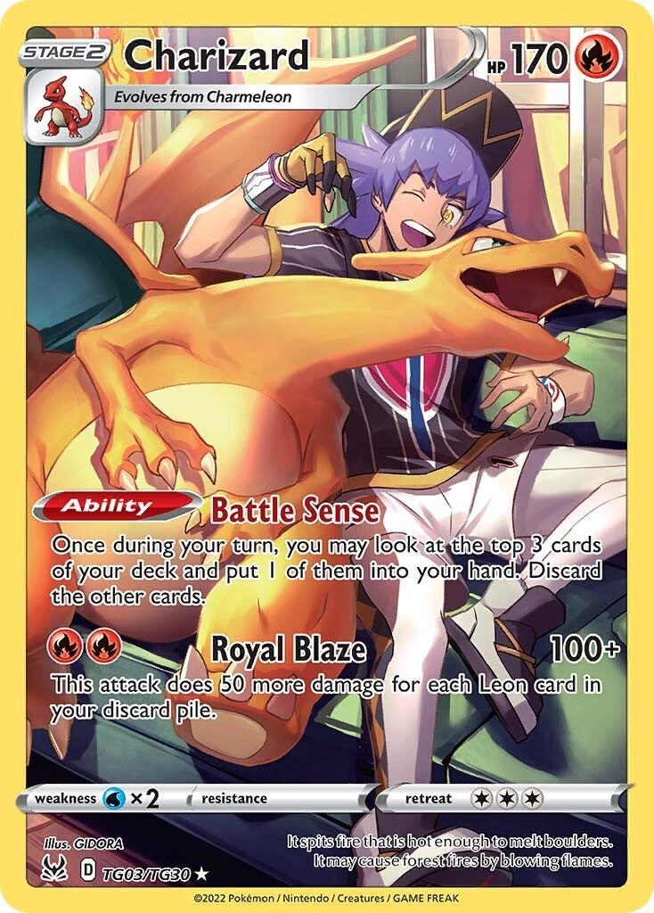 Charizard Origine Perduta Galleria Allenatori TG03/30
