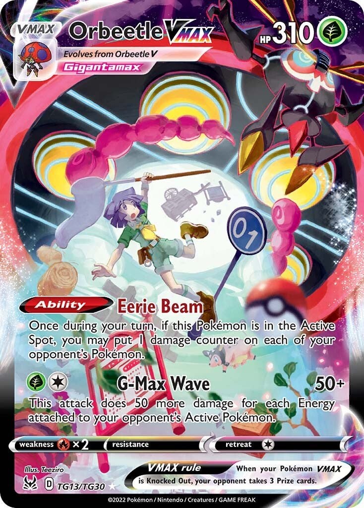 Orbeetle VMAX Lost Origin Trainer Gallery TG13/30