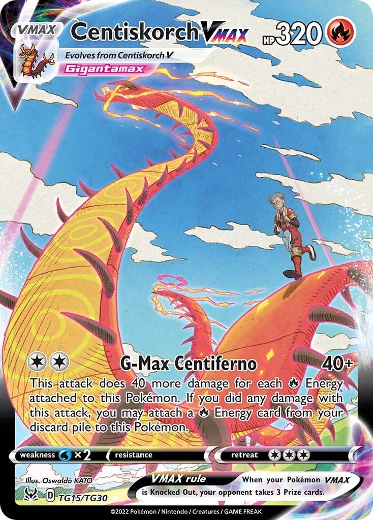 Centiskorch VMAX Lost Origin Trainer Gallery TG15/30