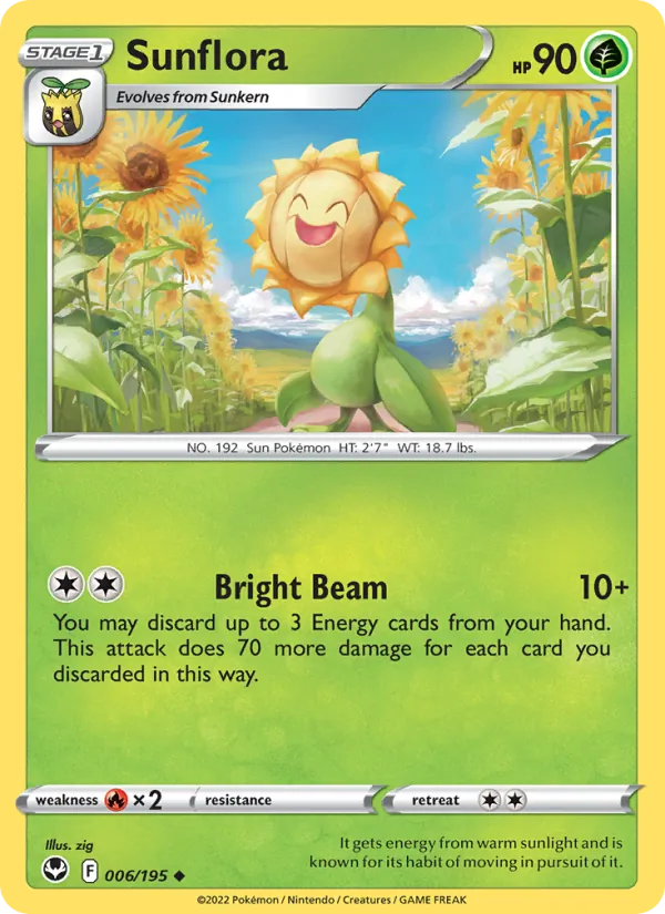 Sunflora Silver Tempest 006/195