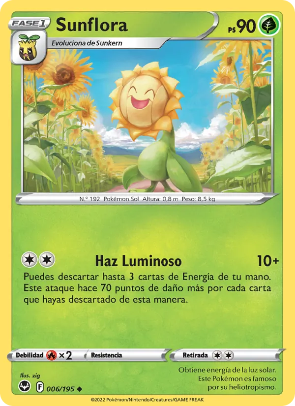 Sunflora Tempestad Plateada 006/195