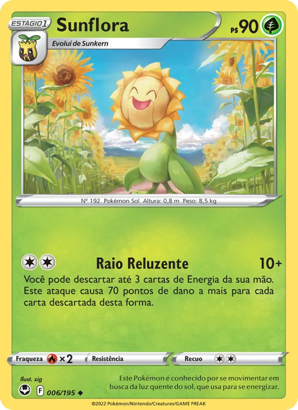 Sunflora Tempestade Prateada 006/195