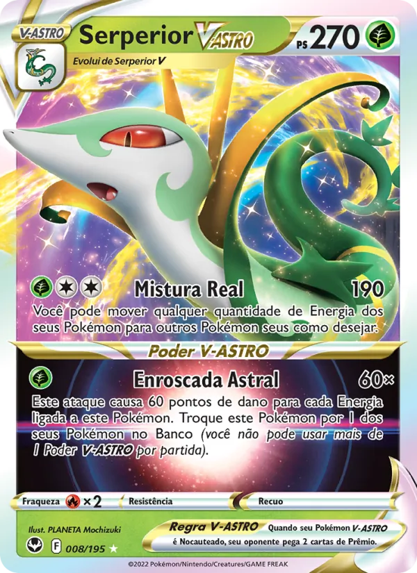 Serperior V-ASTRO Tempestade Prateada 008/195