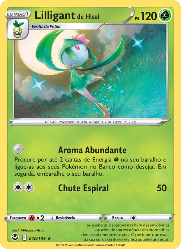 Lilligant de Hisui Tempestade Prateada 010/195