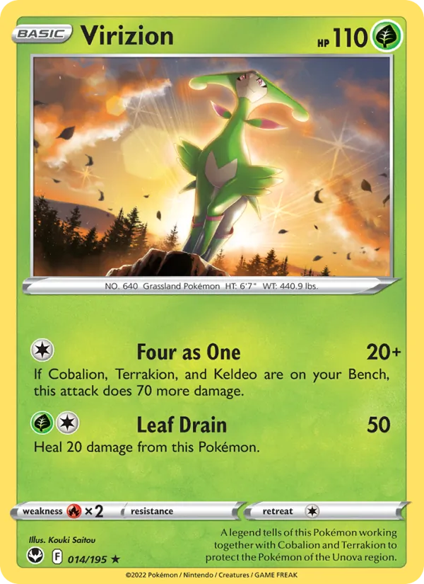 Virizion Silver Tempest 014/195