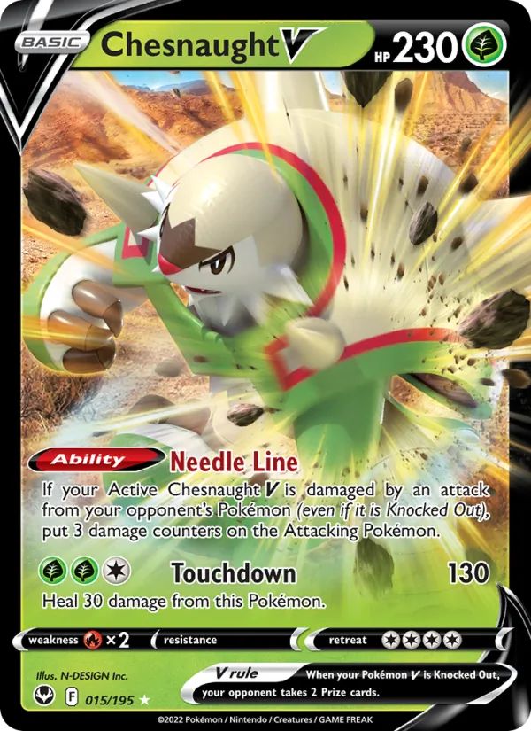 Chesnaught V Silver Tempest 015/195