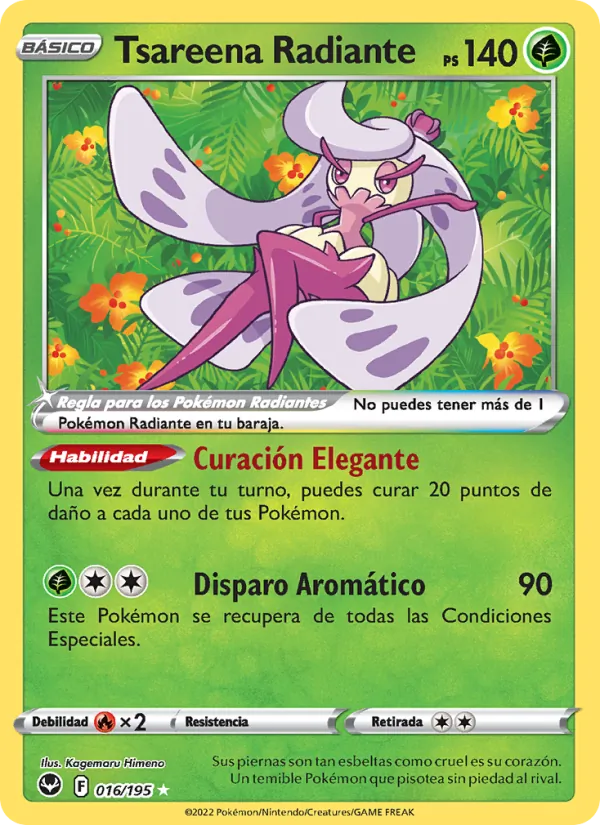 Tsareena Radiante Tempestad Plateada 016/195